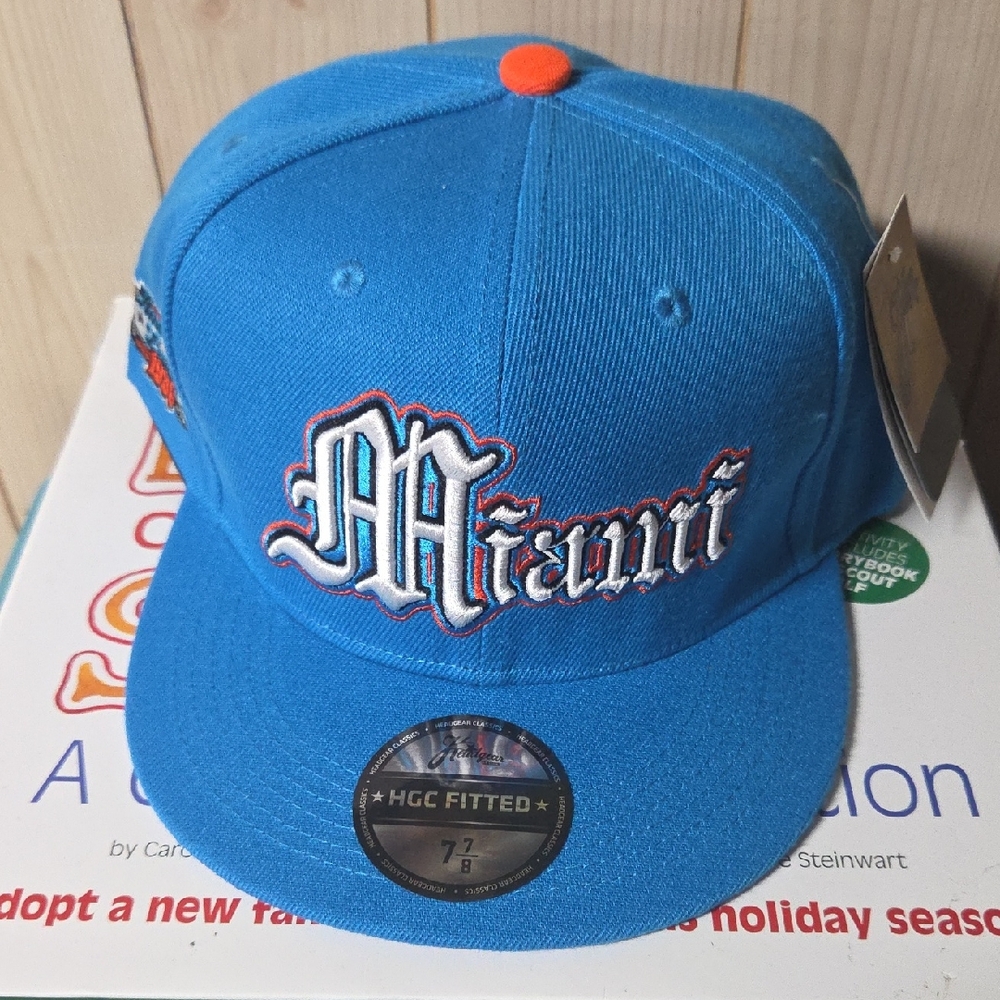 Blue Miami Fitted Cap